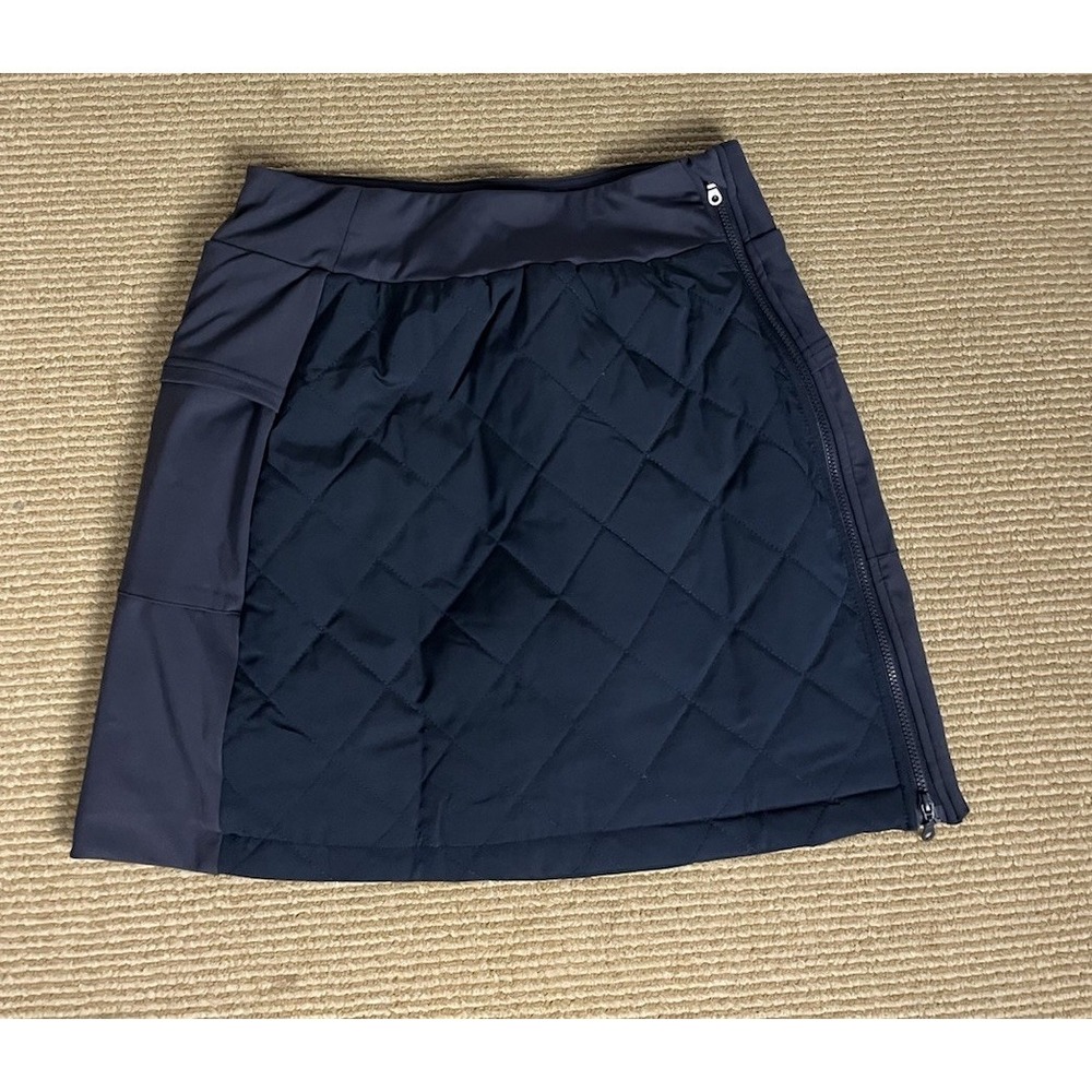 Jack Smith Skirt, Women's Size S Blue Quilted Hiking Running Golf Side Zip